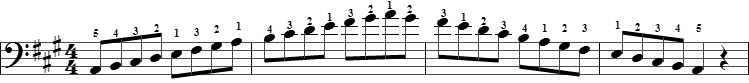 a scale notes